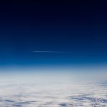 blue sky over white clouds